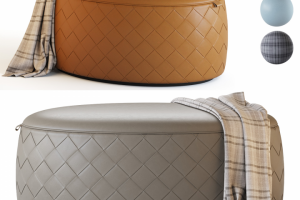 Poof Grant Ottoman Poltrona Frau - 90х64