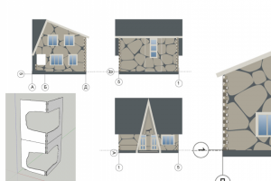 Разработка шаблонов для покраски здания