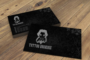 лого на визитках