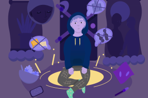 Персонаж с ментальными особенностями