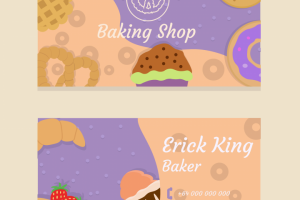 Визитка для кондитерской