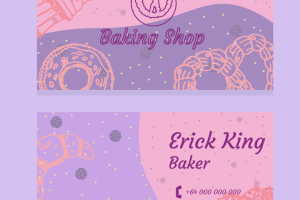 Визитка для кондитерской
