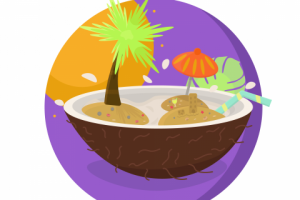 Логотип кокос