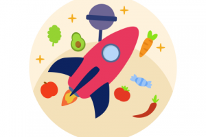 Логотип с ракетой