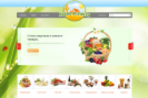 Баннер на сайт интернет-магазина "Лавка фермера"