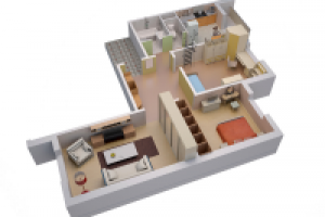 Планировка трехкомнатной квартиры