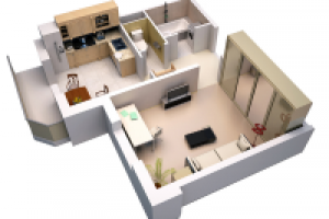 Планировка однокомнатной квартиры