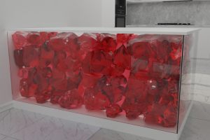 3D Визуализация Стола С Камнями Эрклез