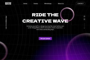 Пример сайт с параллакс эффектом.