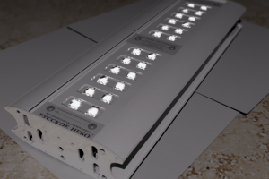 Промышленный дизайн светодиодного светильника.