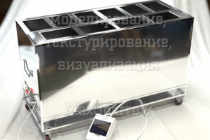 Визуализация плавильной установки