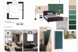 Дизайн проект спальни