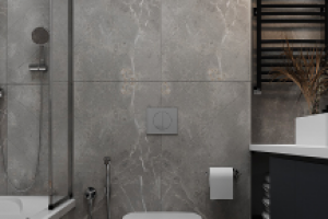 Дизайн проект квартиры 84 кв.м. Ванная комната