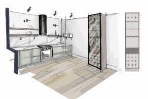 Эскизный проект кухни