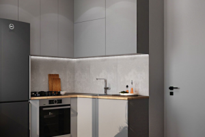 Дизайн проект 2х комнатной квартиры