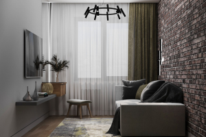 Дизайн проект 2х комнатной квартиры