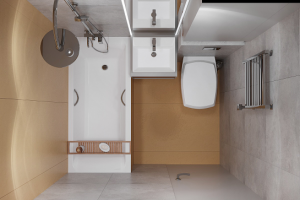 Дизайн проект ванной комнаты