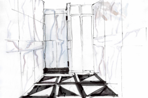 Скетч ванной комнаты