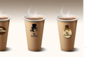 логотип для сети кофеен