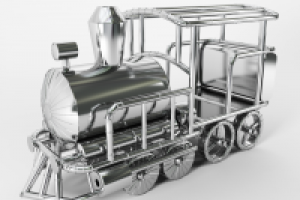 Моделирование и визуализация - Паровозик