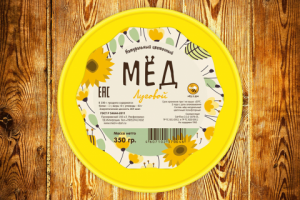 Наклейка на крышку для мёда