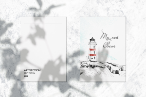 Открытка на основе собственной иллюстрации