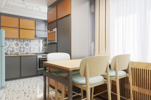 Кухня в квартире 43 м.кв.