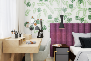 Спальня в квартире 43 м. кв.