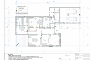 Проект частного дома. План выключателей.
