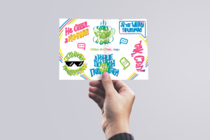 Стикеры для детского лагеря