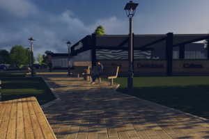 Визуализация кафе