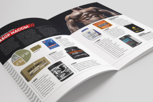 Дизайн и верстка каталога спортивного питания