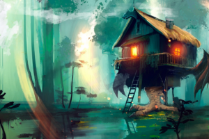 Избушка на Курьей ножке.