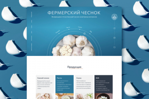 Многостраничный сайт для компании «Фермерский чеснок»