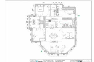 планировка частного дома (эскизный проект)