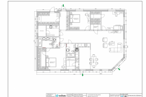 планировка частного дома (эскизный проект)