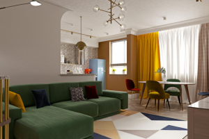 ВАРТИРА В СТИЛЕ MID-CENTURY