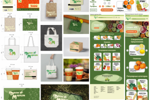 Разработка фирменного стиля для магазина "Фреш Маркет"