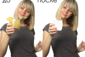 Ретушь фотографии для рекламного плаката