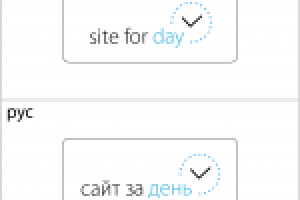 Сайт за день