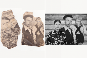 Сложная реставрация фотографии
