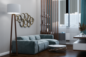 Проект визуализация гостиной