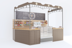 Визуализация торгового киоска