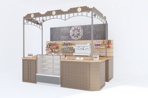 Визуализация торгового киоска