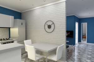 Интерьер кухни-гостиной