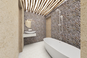 Ванная комната в загородном доме