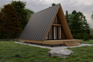 Визуализация Каркасного дома