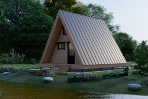 Визуализация Каркасного дома