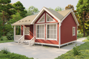 Визуализация Каркасного дома