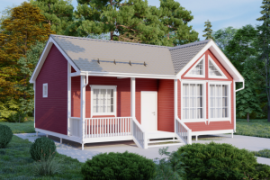 Визуализация Каркасного дома